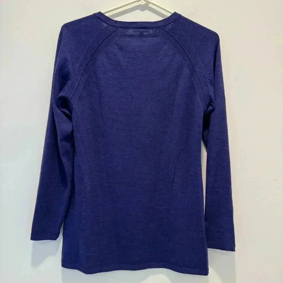 Eileen Fisher Wool Merino Sweater Womens Xs PulloverLong Sleeve Crew - Picture 3 of 9